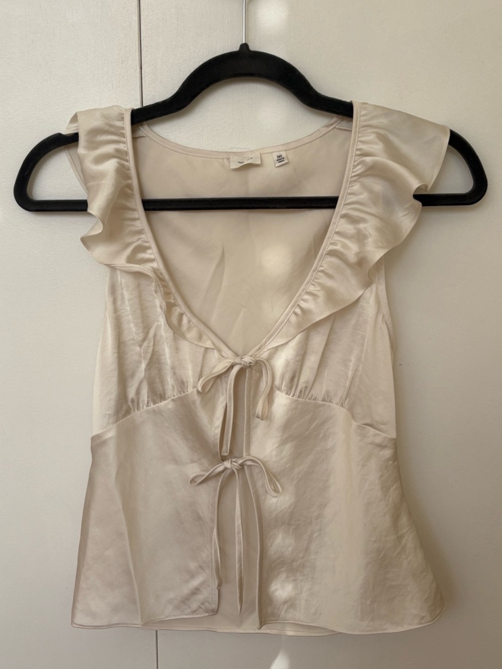 Wilfred Tonka Light Birch Satin Tank Top